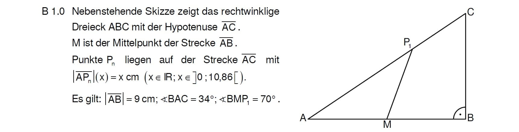 Musterprüfung 2 - Ebene Geometrie - B1 - MAP-Hack